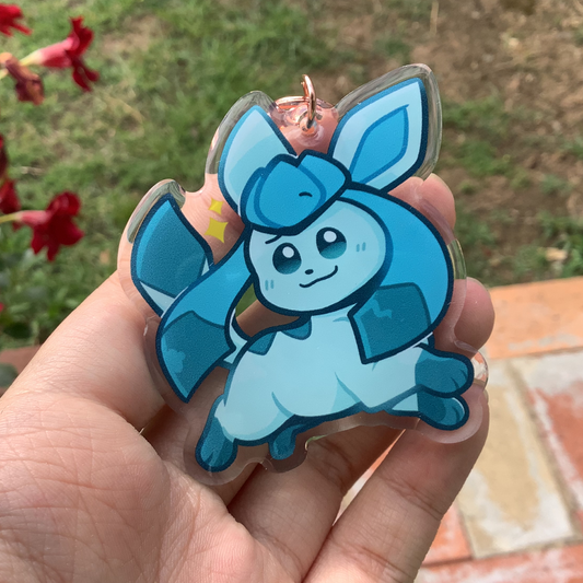 Glaceon Acrylic Charm