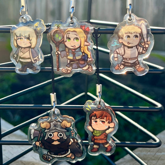 Dungeon Meshi Phone Charms