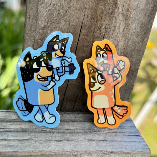 Bluey Parents & Kids Stickers