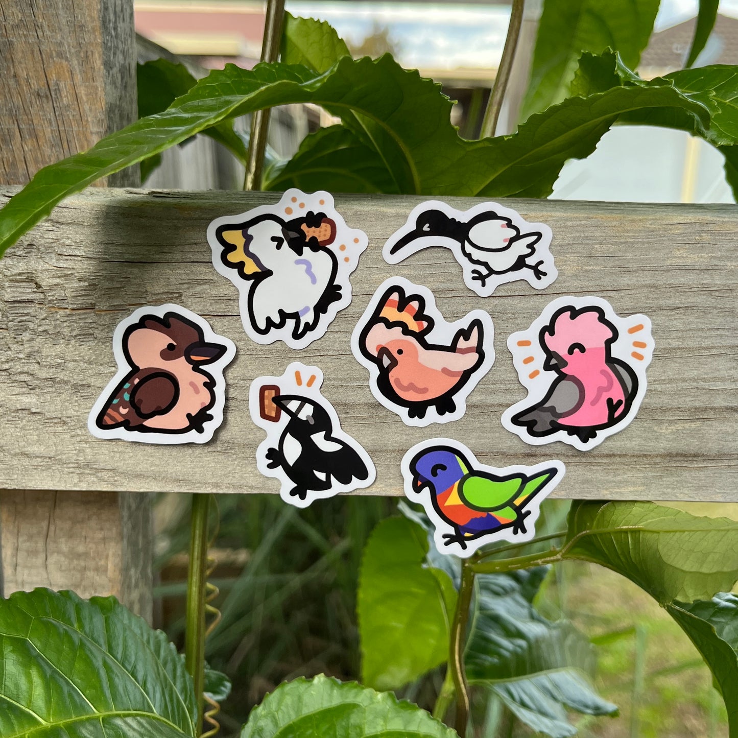 Aussie Birds Stickers