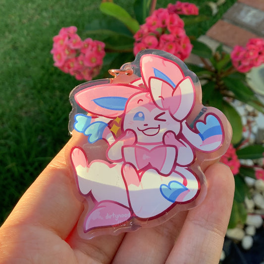 Sylveon Acrylic Charm