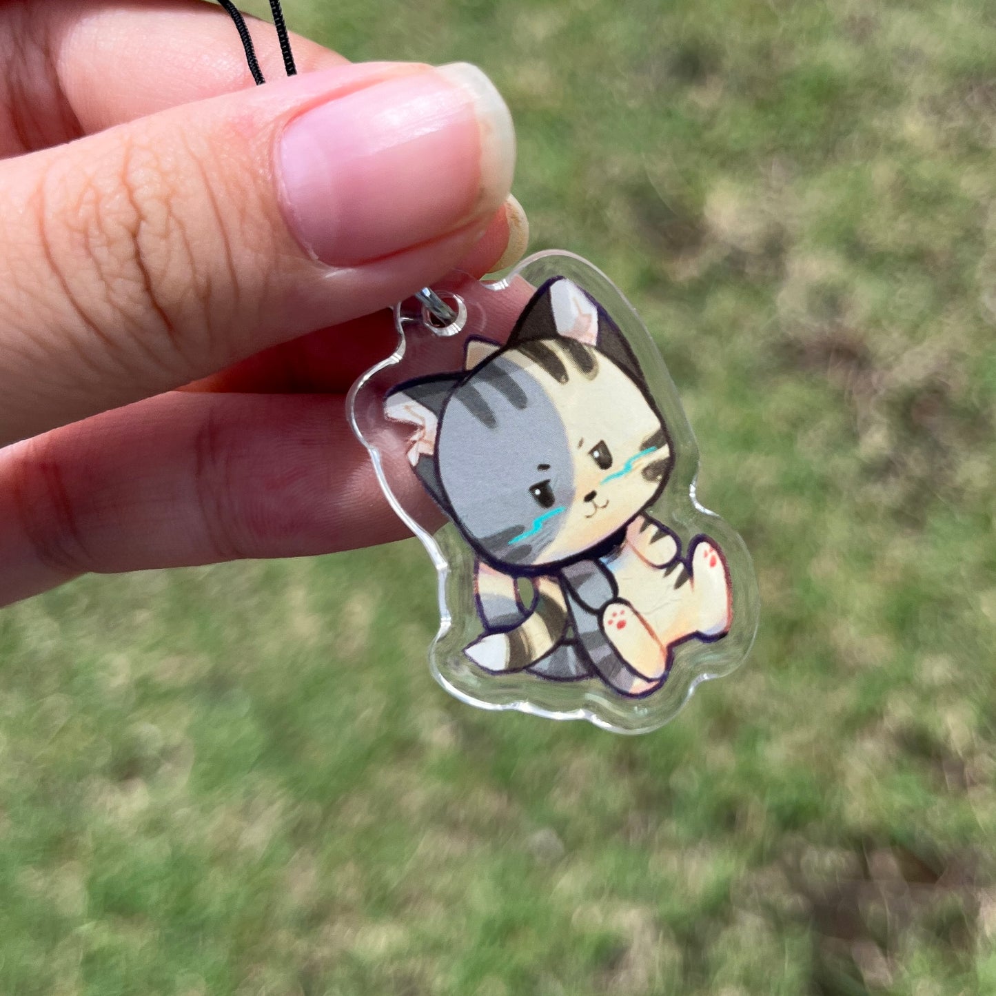 Long Cat Phone Charm