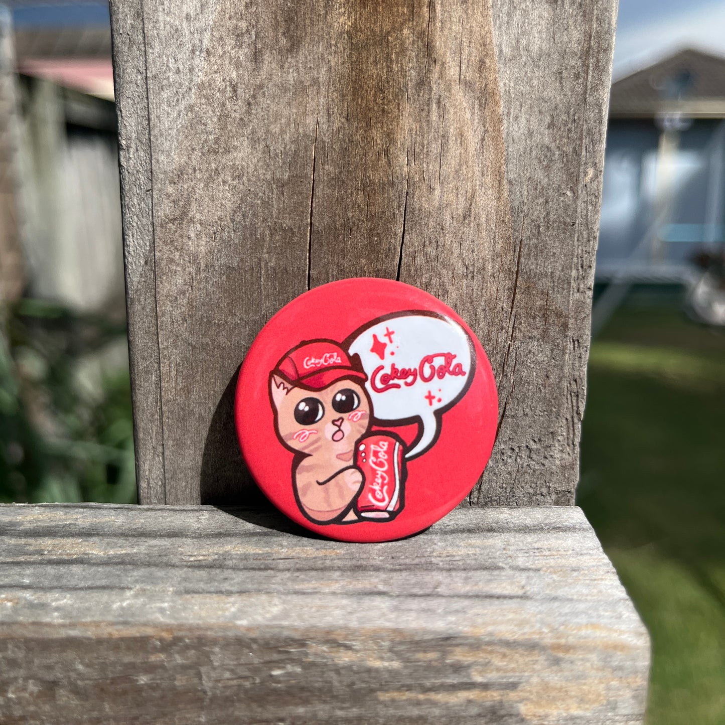 Soda Cat Buttons