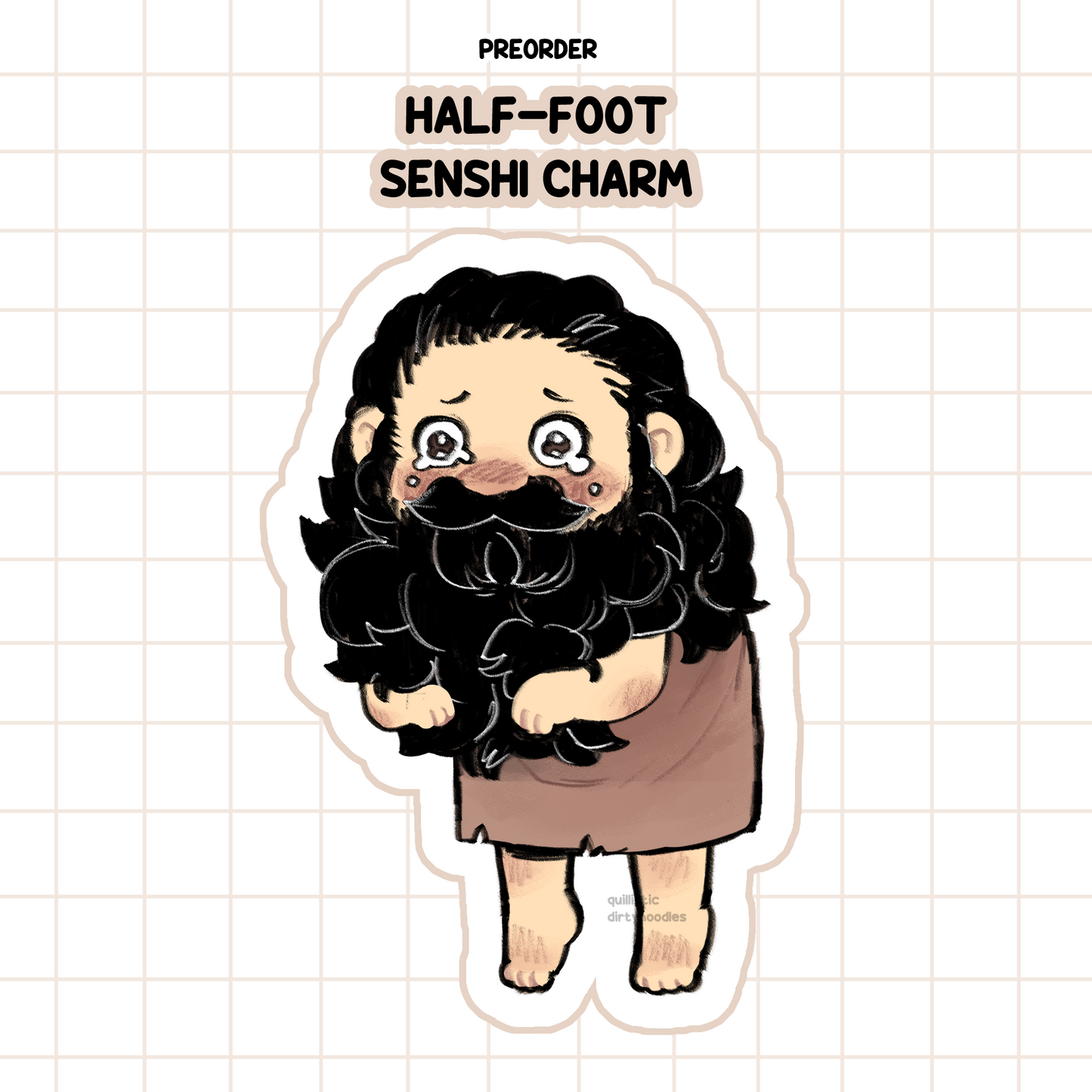 Half-foot Senshi Acrylic Charm