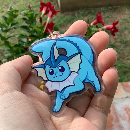 Vaporeon Acrylic Charm